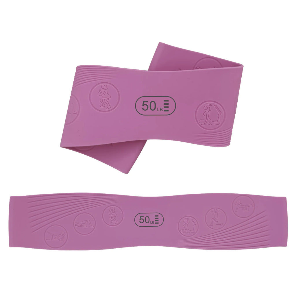 Élastique Pilates Loop 5 Niveaux de Résistance – Bande TPE 10 à 50 lbs