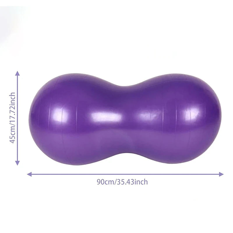 Balle Peanut Pilates 45 x 90 cm – Ballon d’Équilibre et de Rééducation