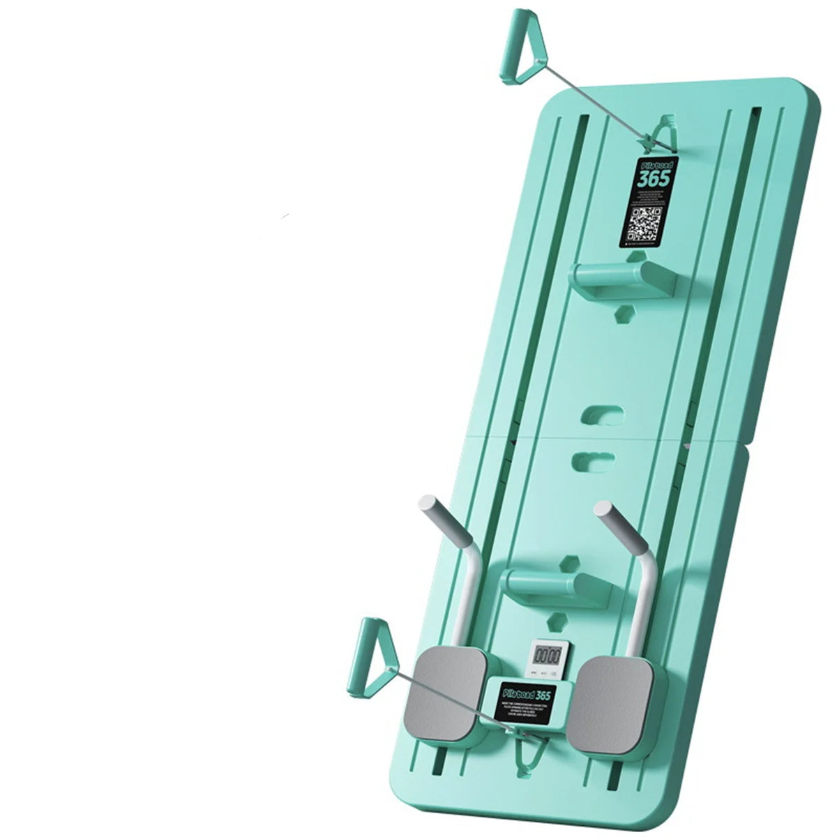 Planche Pilates Multifonction Abdominale Pliable avec Bandes de Résistance