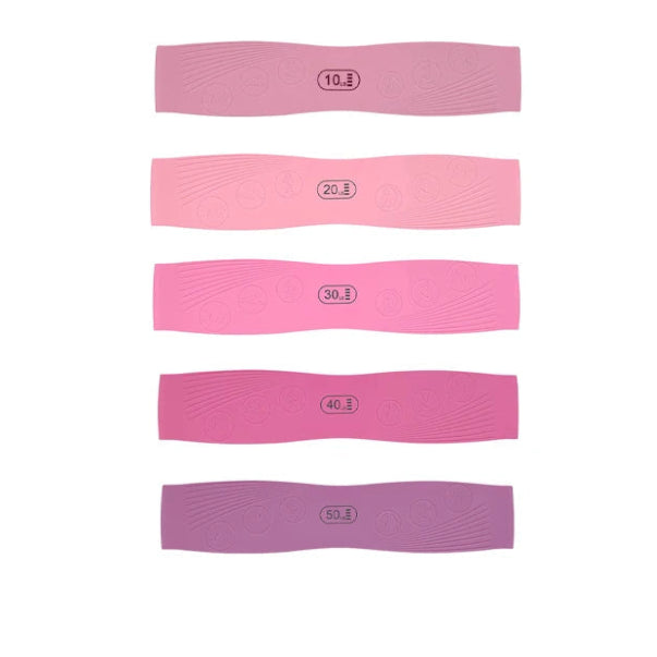Élastique Pilates Loop 5 Niveaux de Résistance – Bande TPE 10 à 50 lbs