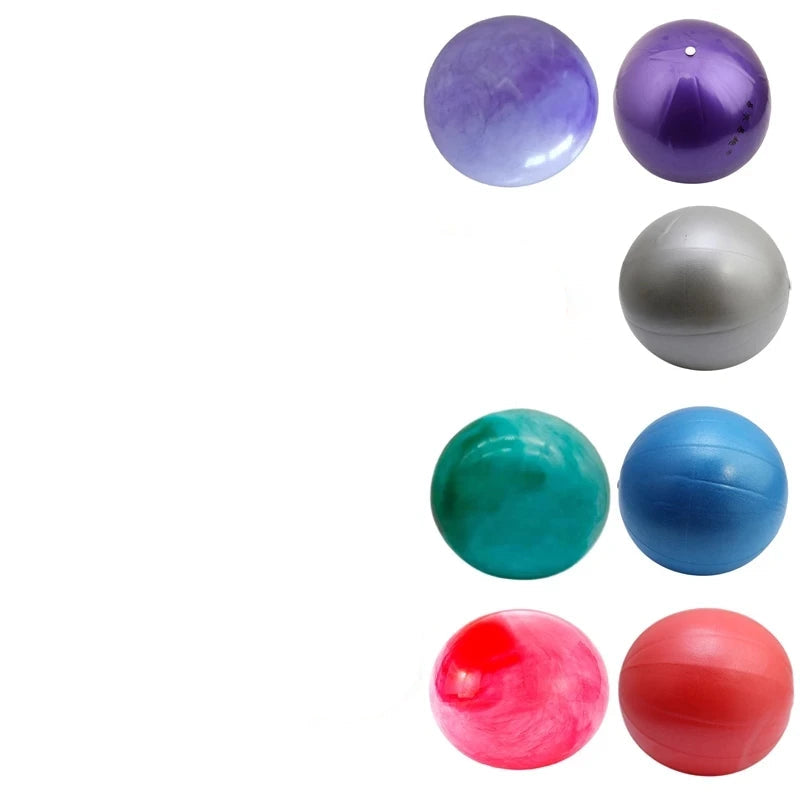 Ballon Pilates 25 cm en PVC Anti-Éclatement – Balle d’Équilibre & Gainage