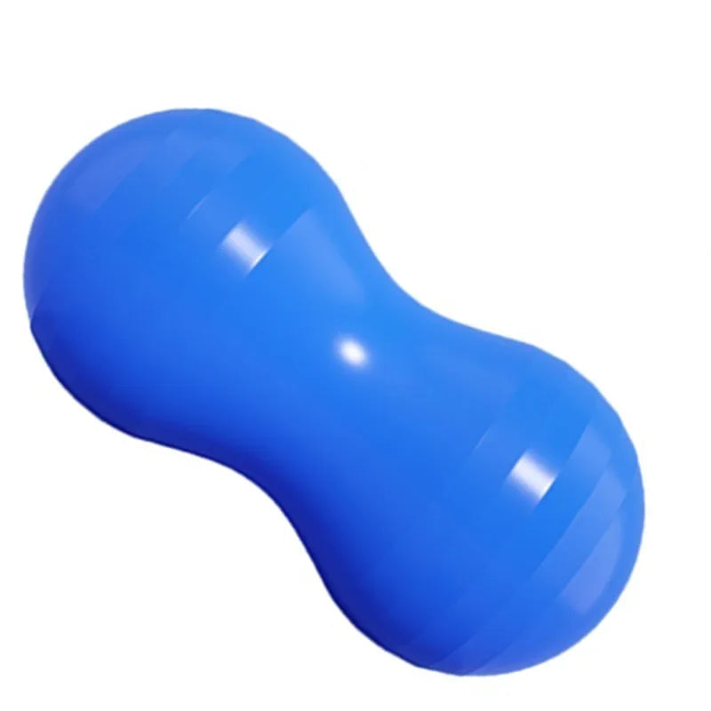 Ballon Pilates Peanut 45 x 90 cm Anti-Burst – Support d’Équilibre 200 kg