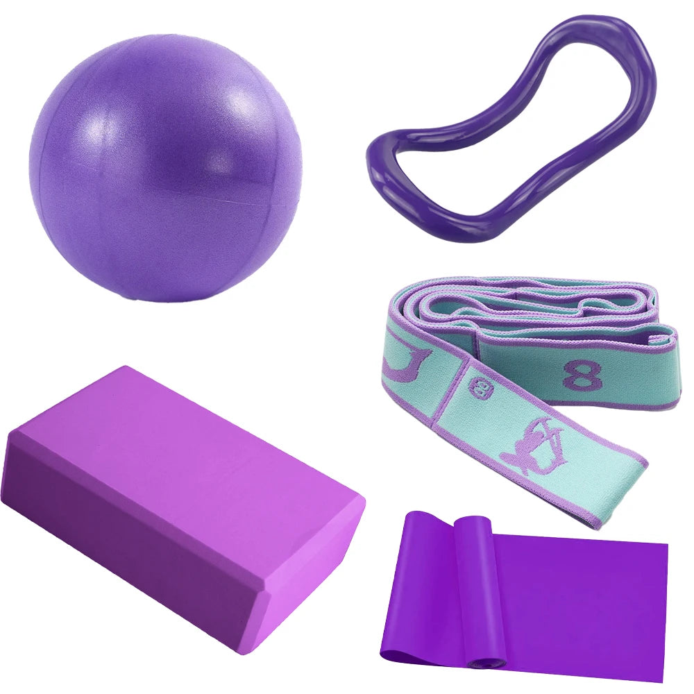 Kit Pilates et Yoga 5 Pièces : Équipement de Renforcement