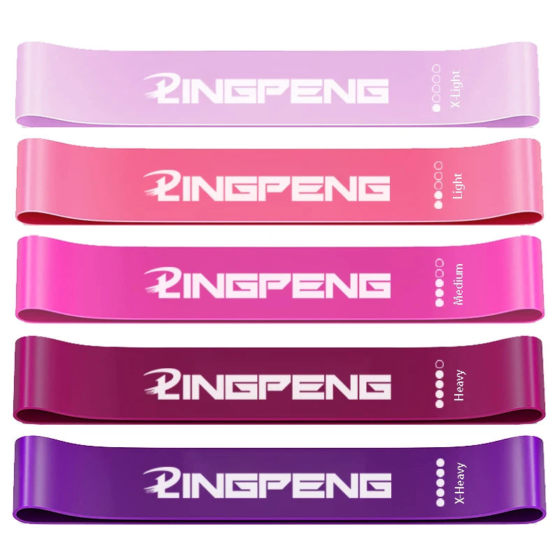 Élastique Pilates Latex – Bande Loop 5 Niveaux de Résistance