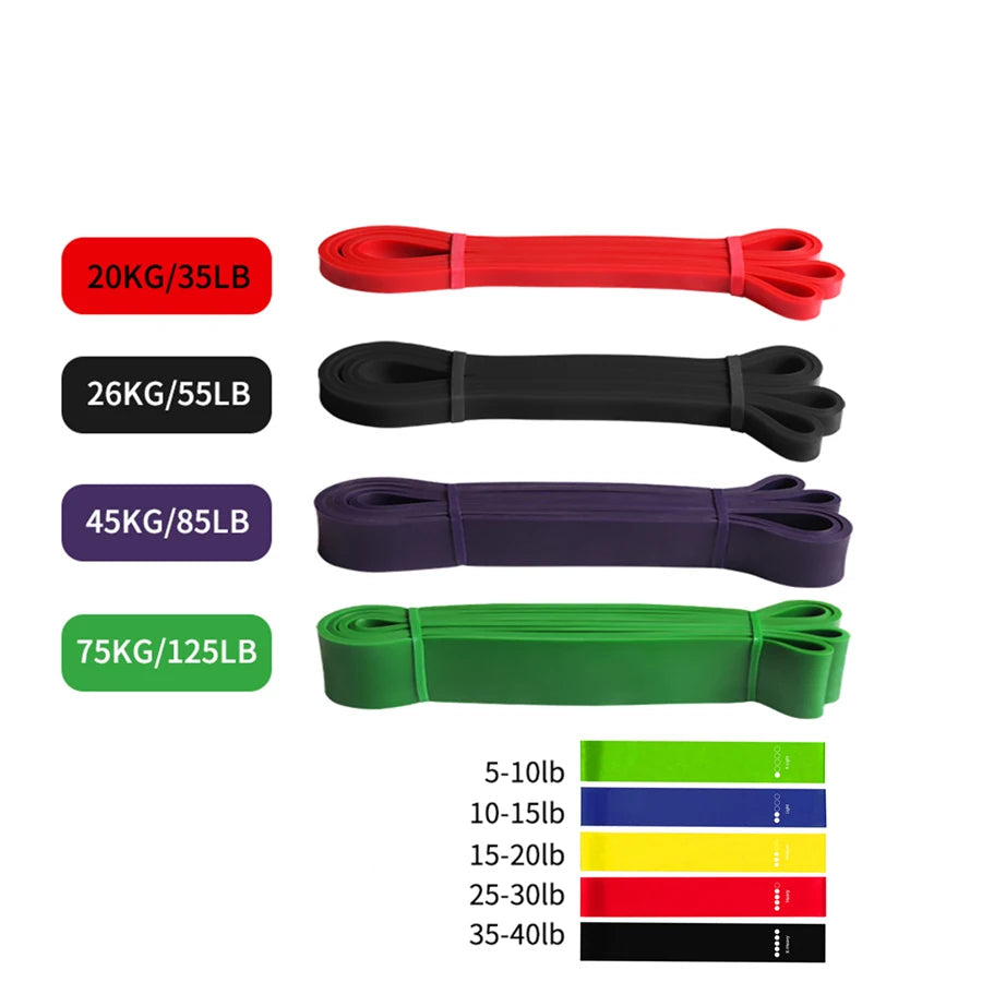 Élastique Pilates Latex Long – Bande de Résistance Musculation & Traction