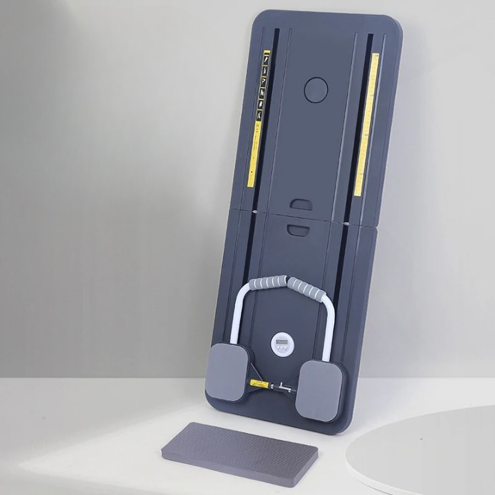 Planche Pilates Multifonction 6 en 1 Pliable avec Bandes de Résistance