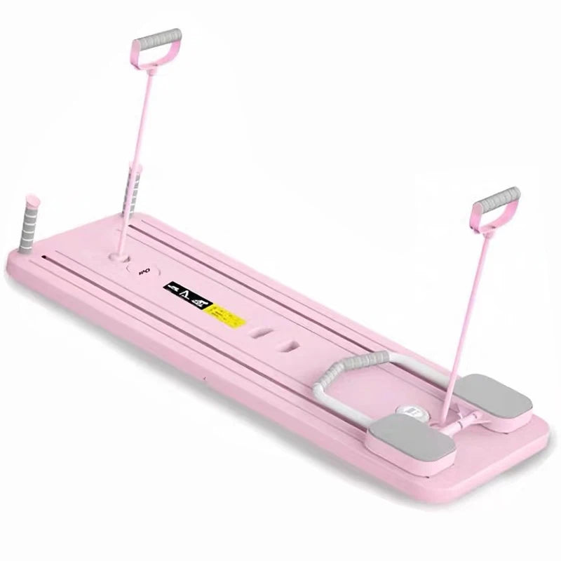 Planche Pilates Multifonction 6 en 1 Pliable avec Bandes de Résistance