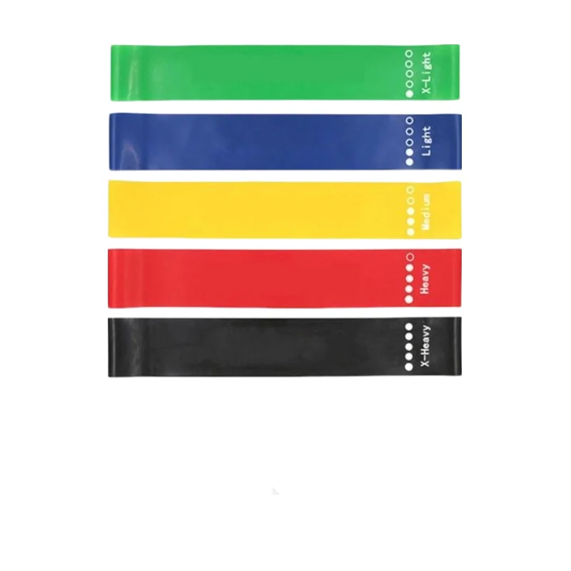 Set Élastique Pilates 7 Pièces – Bandes de Résistance TPE 5 Niveaux