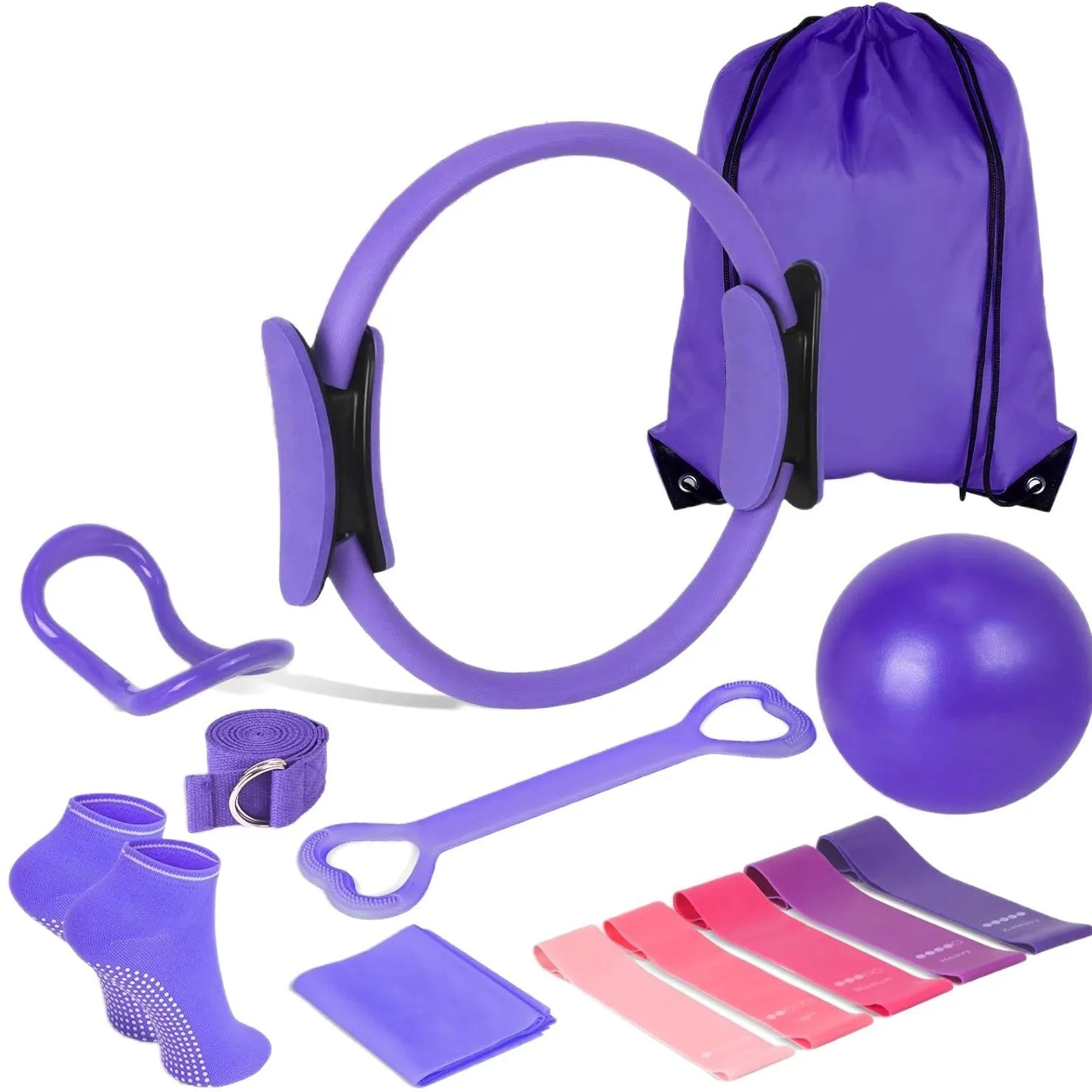 Kit Pilates 13 Pièces : Équipement d'Entraînement Complet