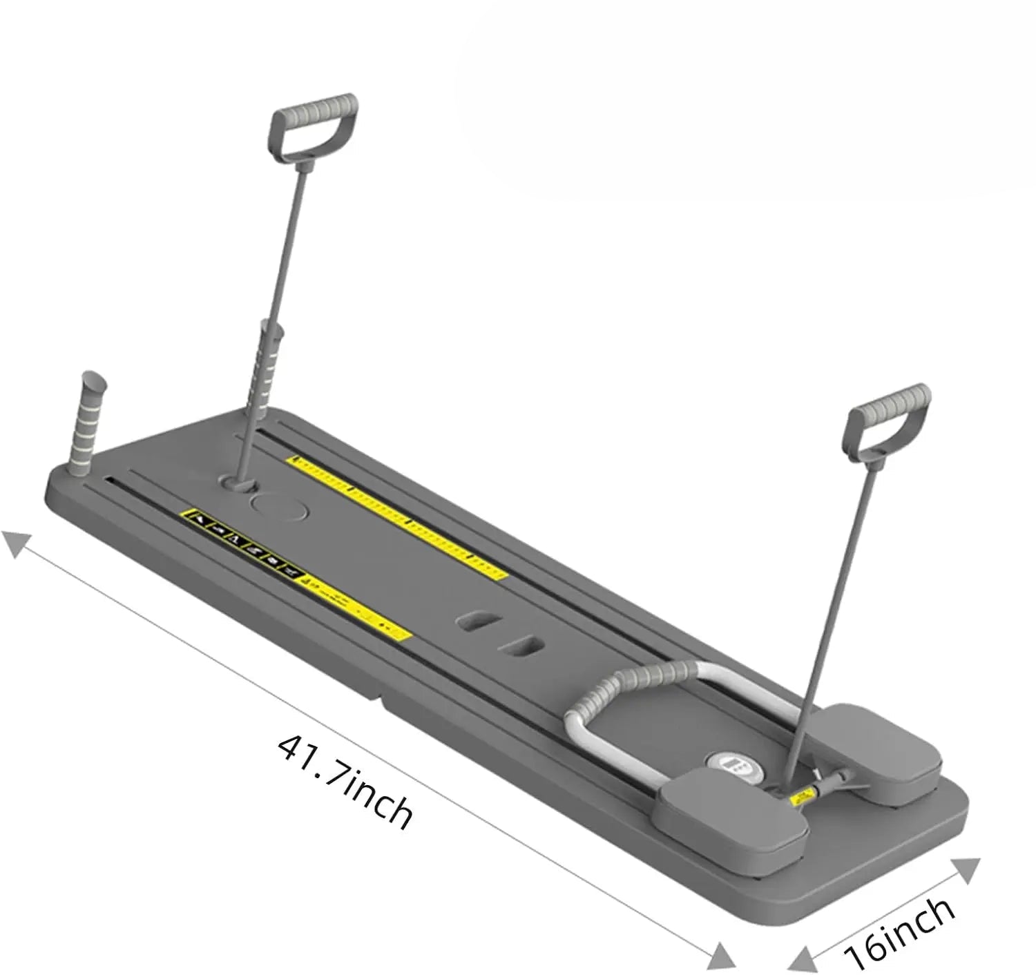 Planche Pilates Multifonction 6 en 1 Pliable avec Bandes de Résistance