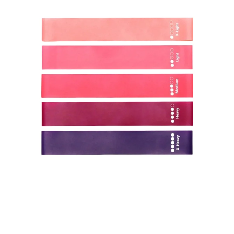 Set Élastique Pilates 7 Pièces – Bandes de Résistance TPE 5 Niveaux